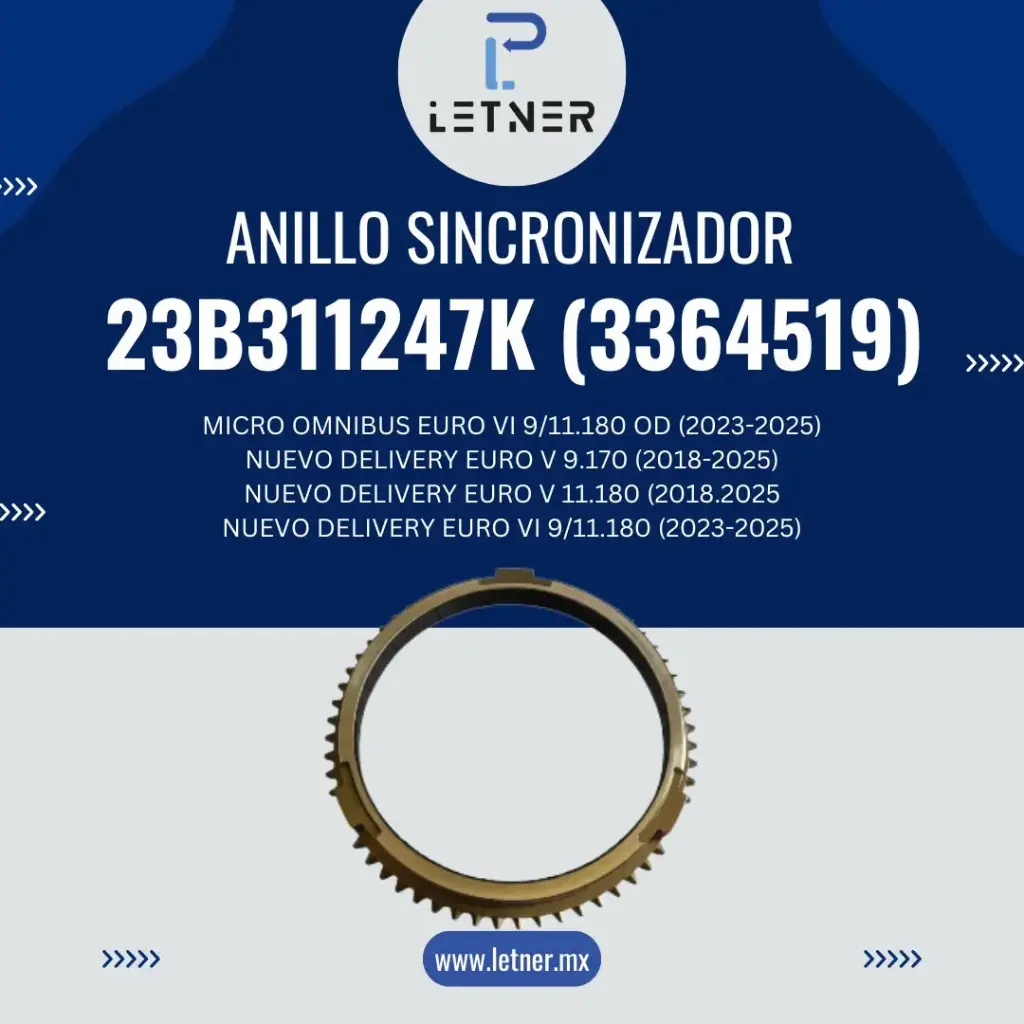 ANILLO SINCRONIZADOR DE 5A / 6A VEL.