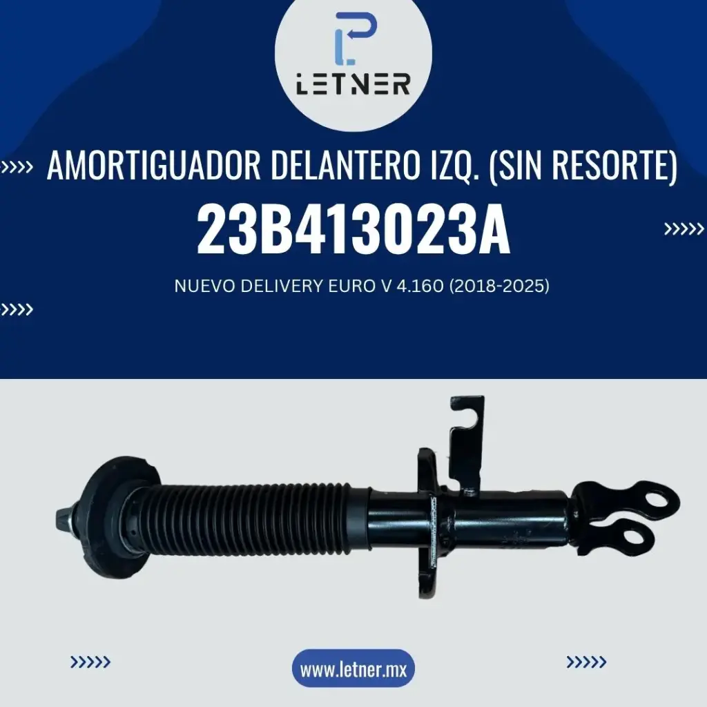 PATA CON AMORTIGUADOR, SIN RESORTE (IZQ)