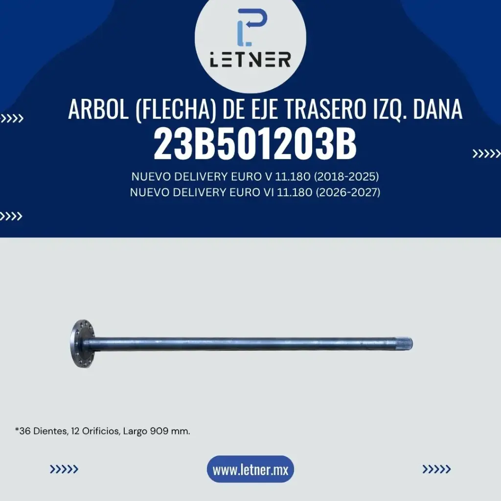 ARBOL EJE TRAS.