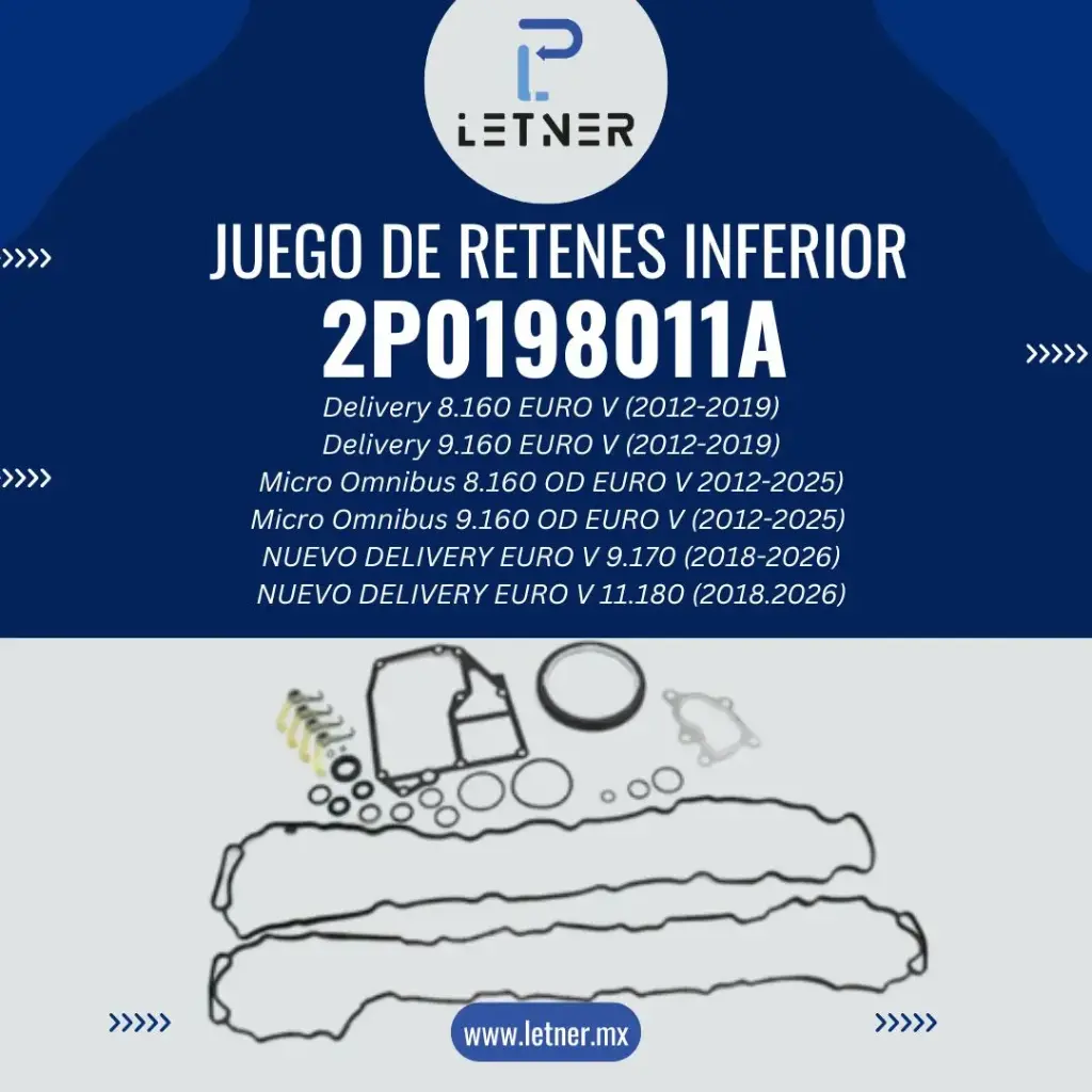 JUEGO DE RETENES INFERIOR