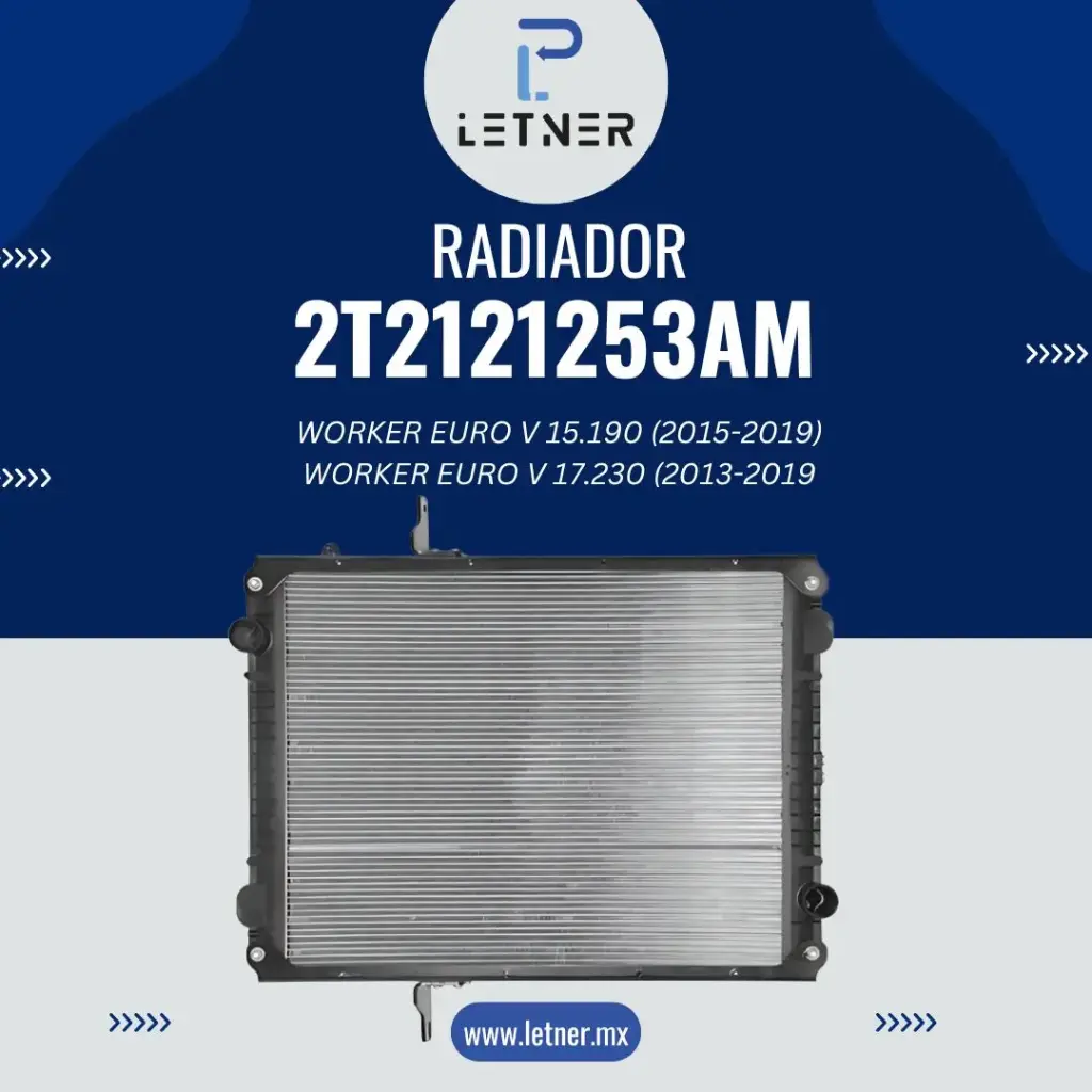 RADIADOR PARA REFRIGERANTE