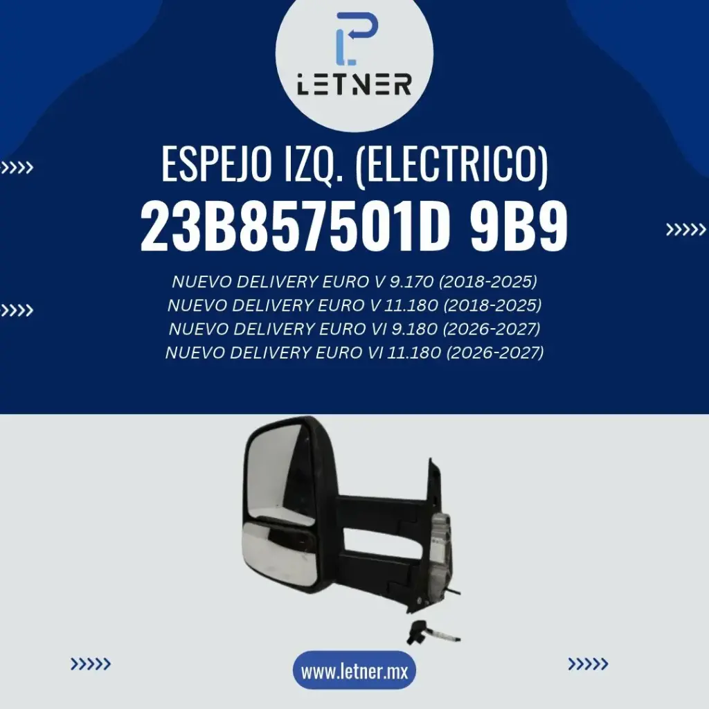 RETROVISOR EXTERIOR (CONVEXO) CON ESPEJO
