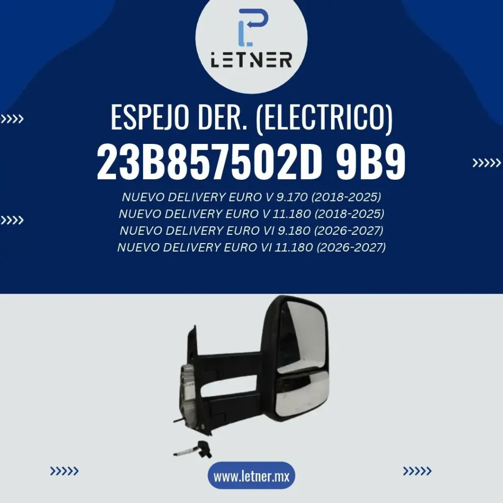 RETROVISOR EXTERIOR (CONVEXO) CON ESPEJO