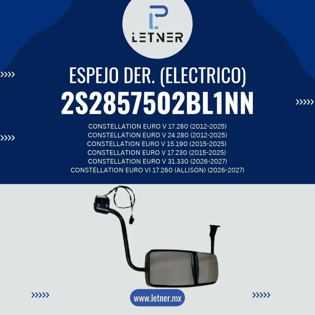 RETROVISOR EXTERIOR (CONVEXO) CON ESPEJO