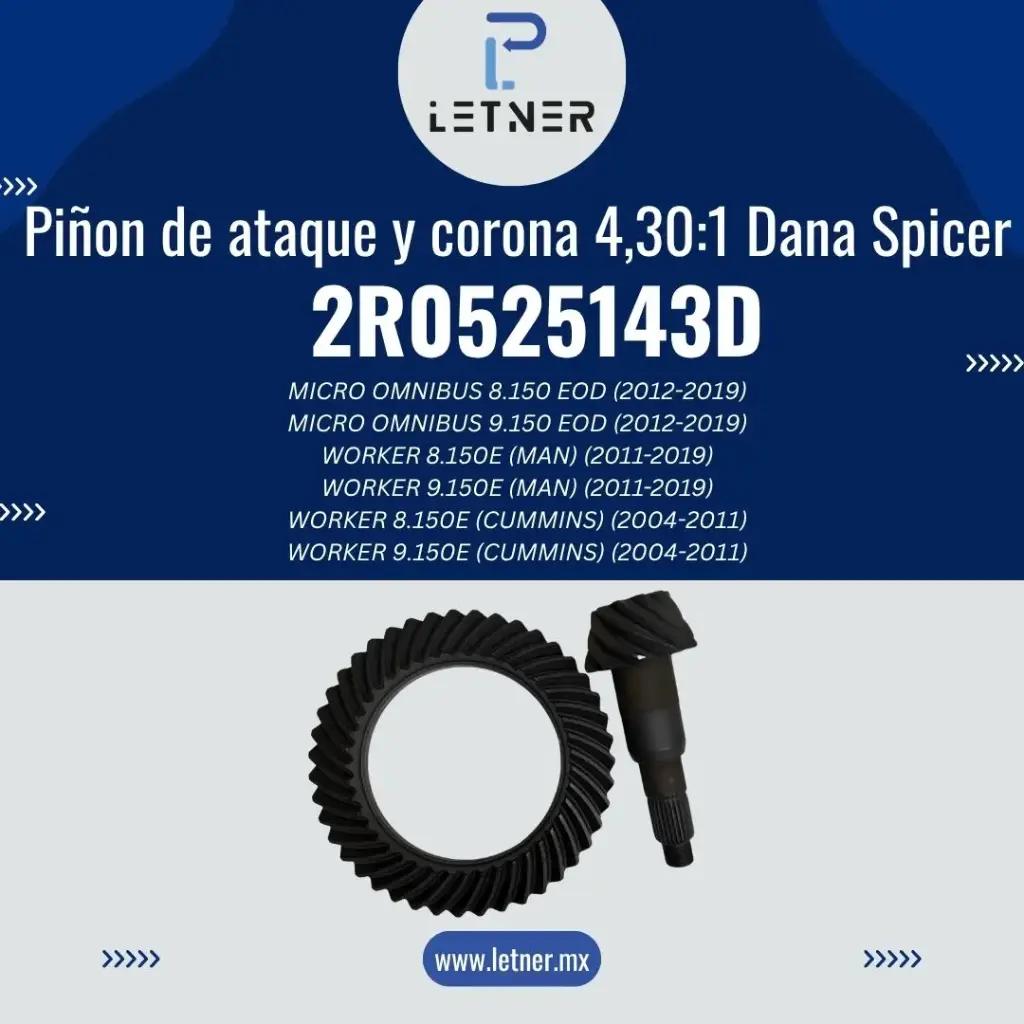 PIÑON ATAQUE Y CORONA 4,30/1-SP