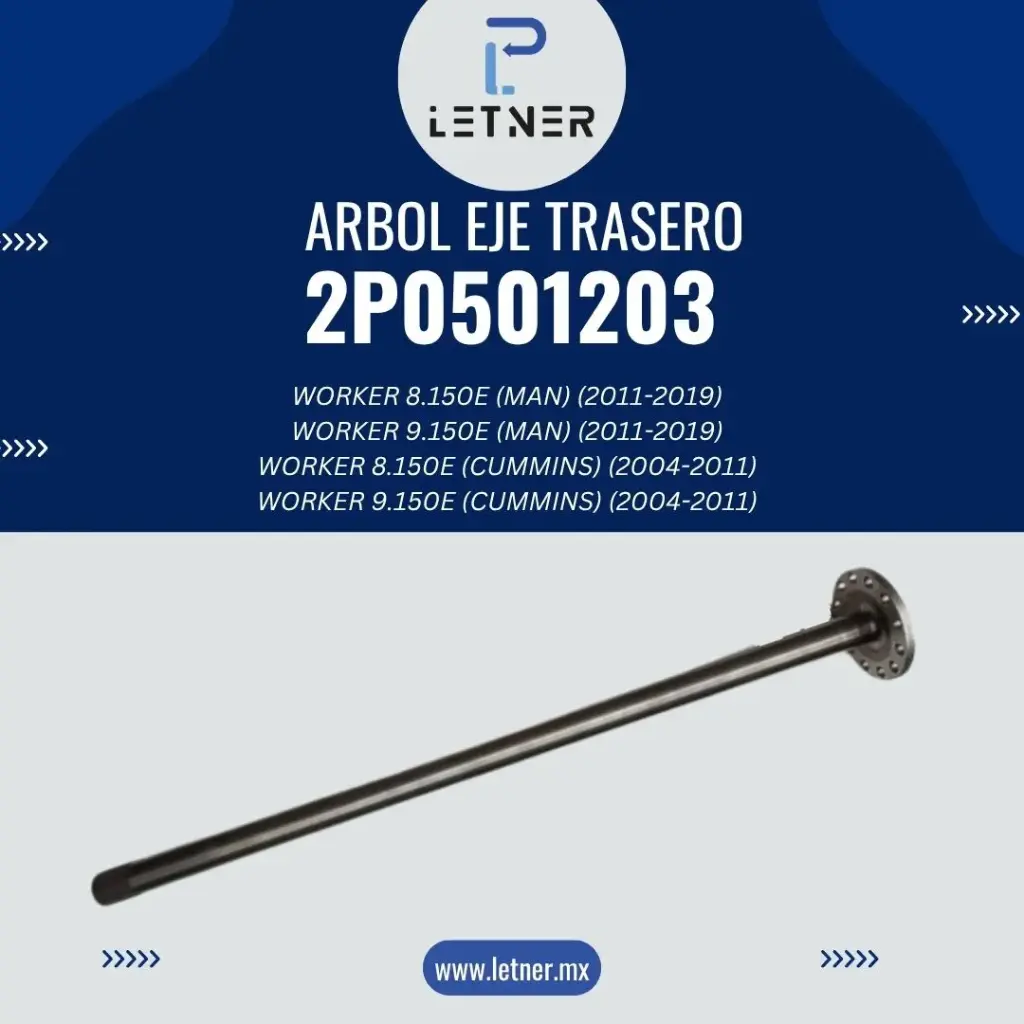 ARBOL EJE TRAS