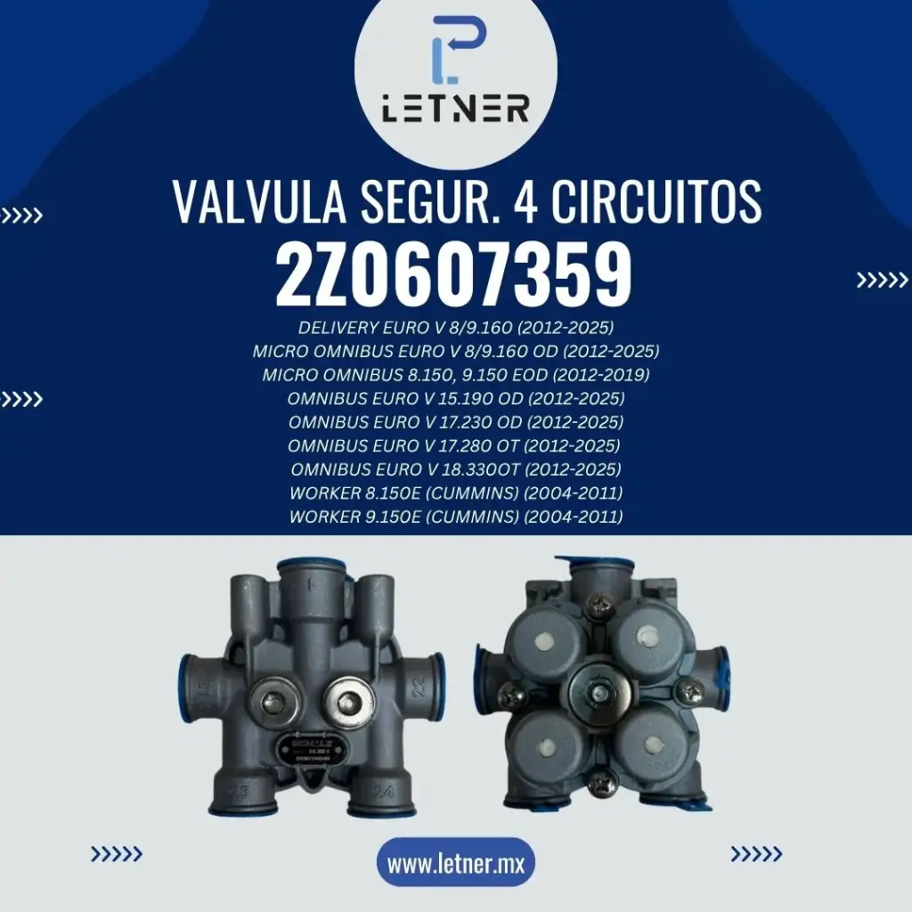VALV. SEGUR. CUATRO CIRCUITOS