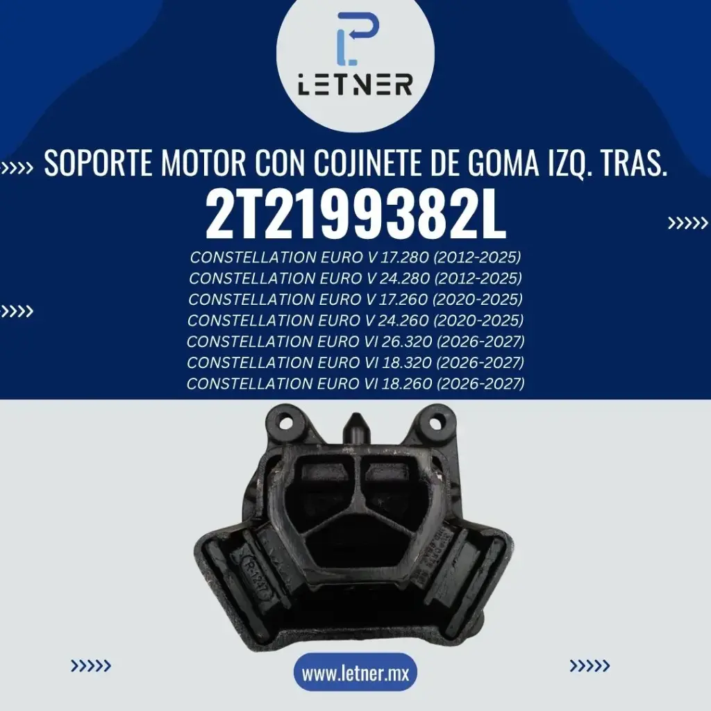 SOPORTE MOTOR CON COJINETE DE GOMA