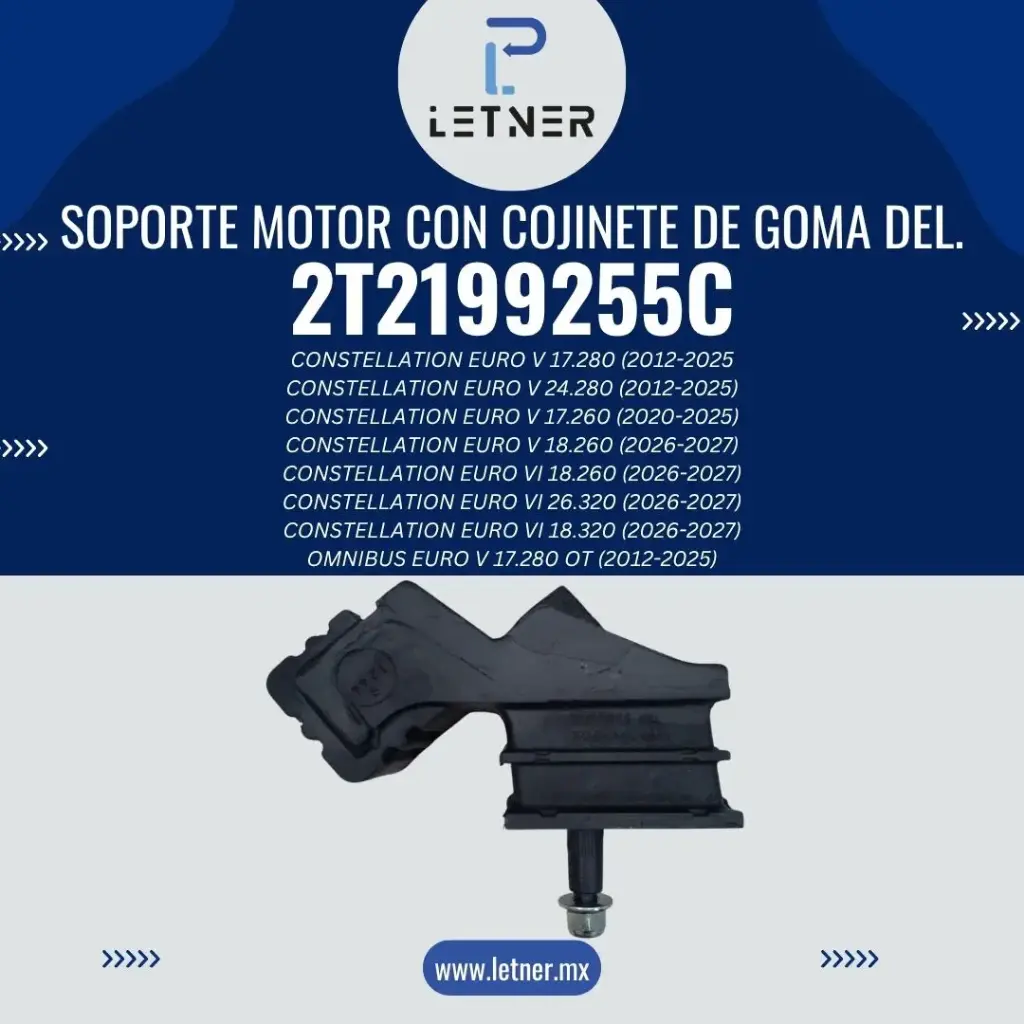SOPORTE MOTOR CON COJINETE DE GOMA