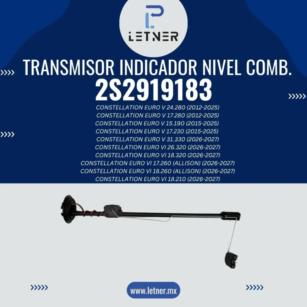 TRANSMISOR DE INDICADOR DE NIVEL DE COMB