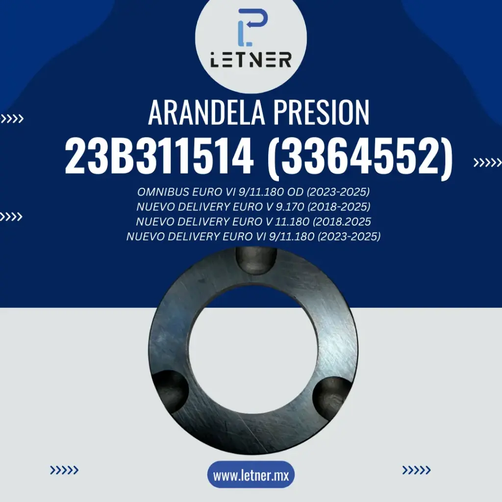 ARANDELA DE EMPUJE PRESIONADA