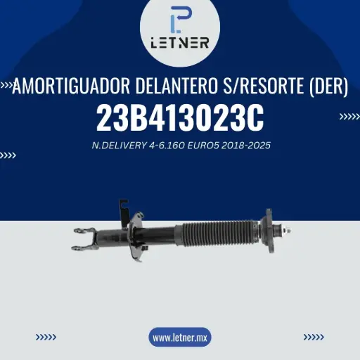 PATA CON AMORTIGUADOR, SIN RESORTE (DER)