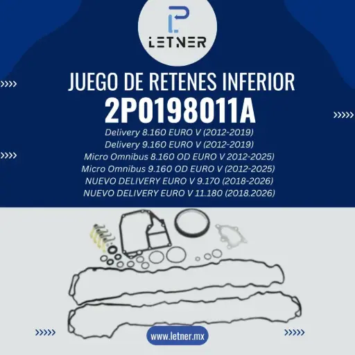 JUEGO DE RETENES INFERIOR