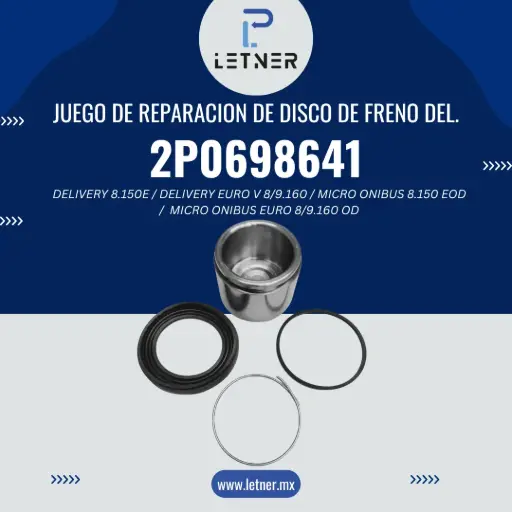 JUEGO DE REPARACION PARA FRENO DE DISCO