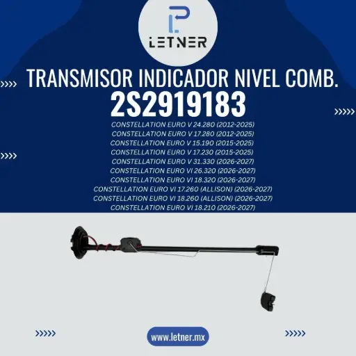 TRANSMISOR DE INDICADOR DE NIVEL DE COMB