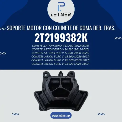 SOPORTE MOTOR CON COJINETE DE GOMA