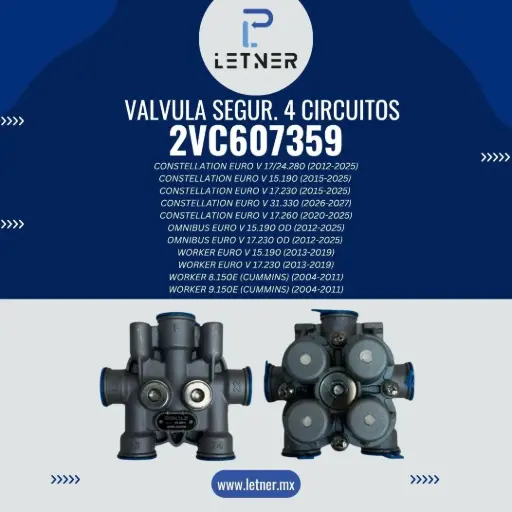 VALV. SEGUR. CUATRO CIRCUITOS