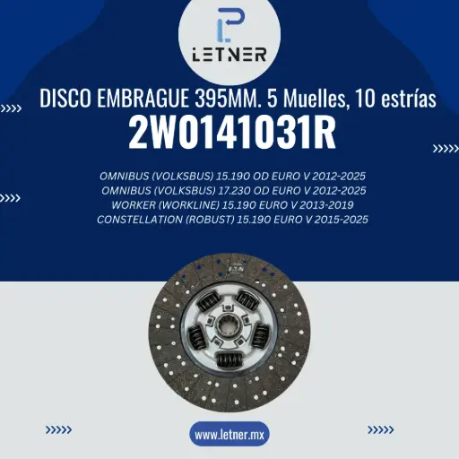 DISCO DE EMBRAGUE