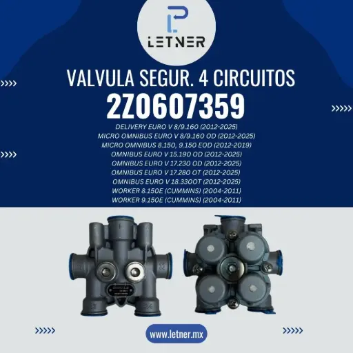 VALV. SEGUR. CUATRO CIRCUITOS