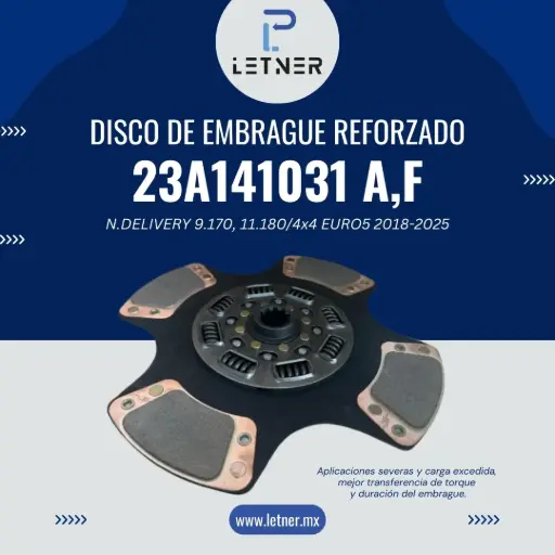 [23A141031-R] DISCO DE EMBRAGUE REFORZADO P/ TRANS. ESO 6106A